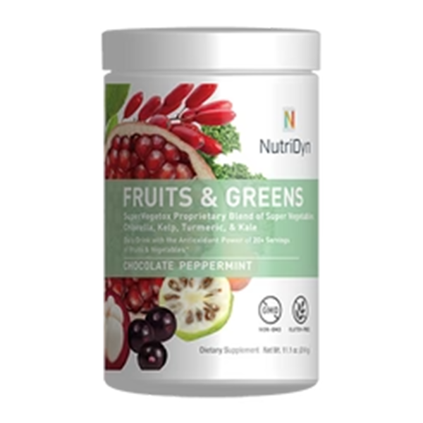 Fruits and Greens Choc Peppermint | NUTRIDYN