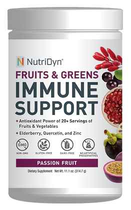 Fruits and Greens Immune Support Passion Fruit | NUTRIDYN
