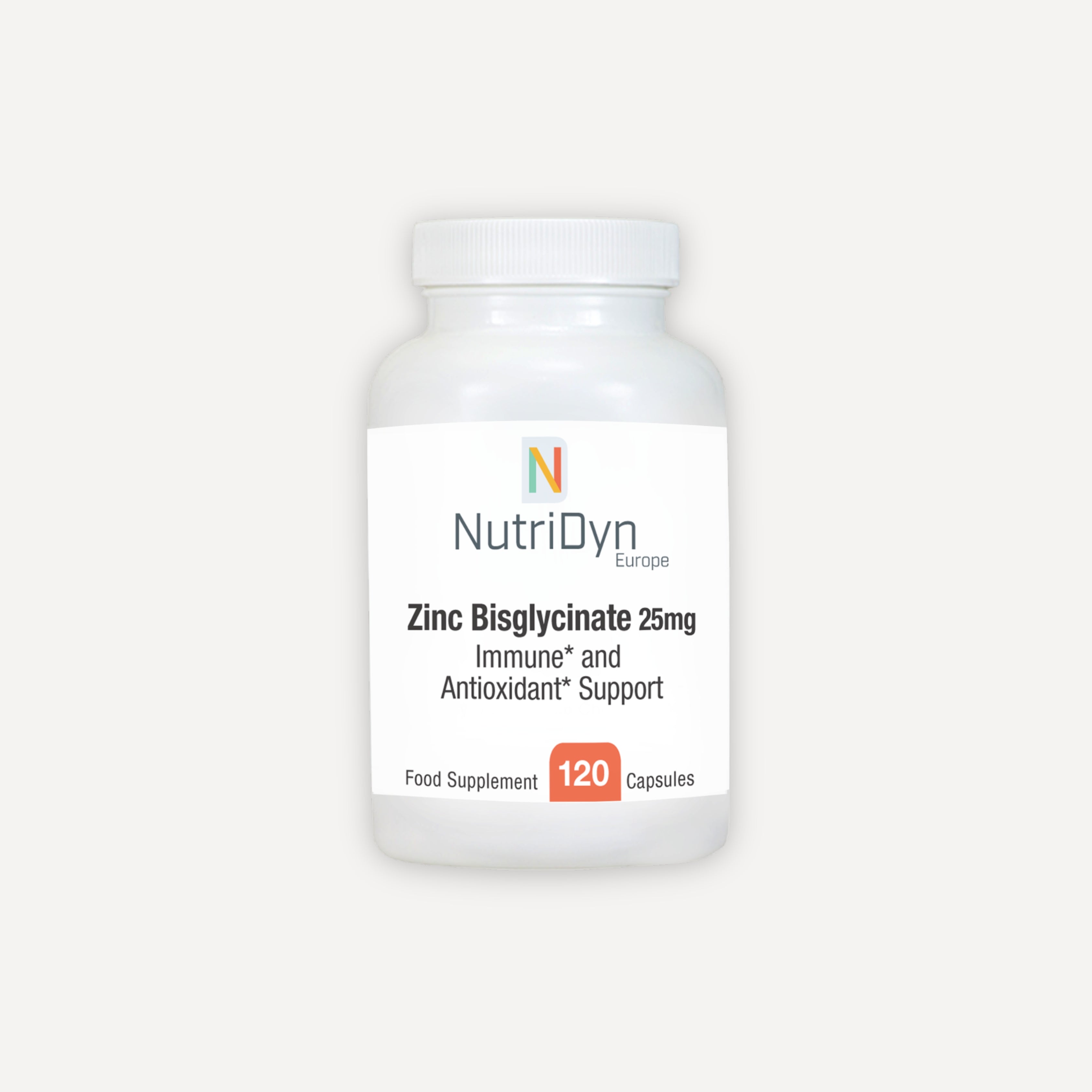 Zinc Bisglycinate 25mg | NUTRIDYN