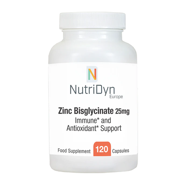 Zinc Bisglycinate 25mg | NUTRIDYN
