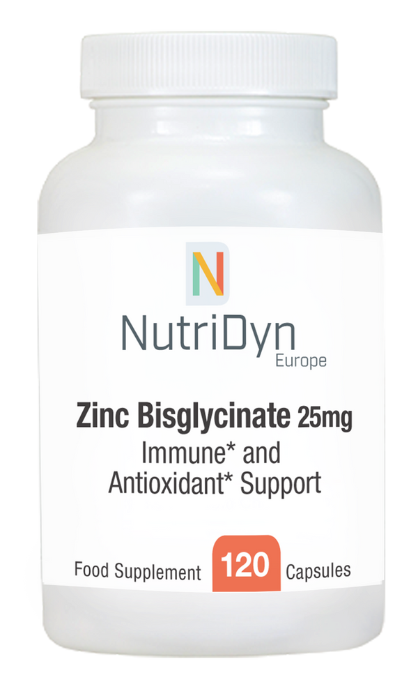 Zinc Bisglycinate 25mg | NUTRIDYN