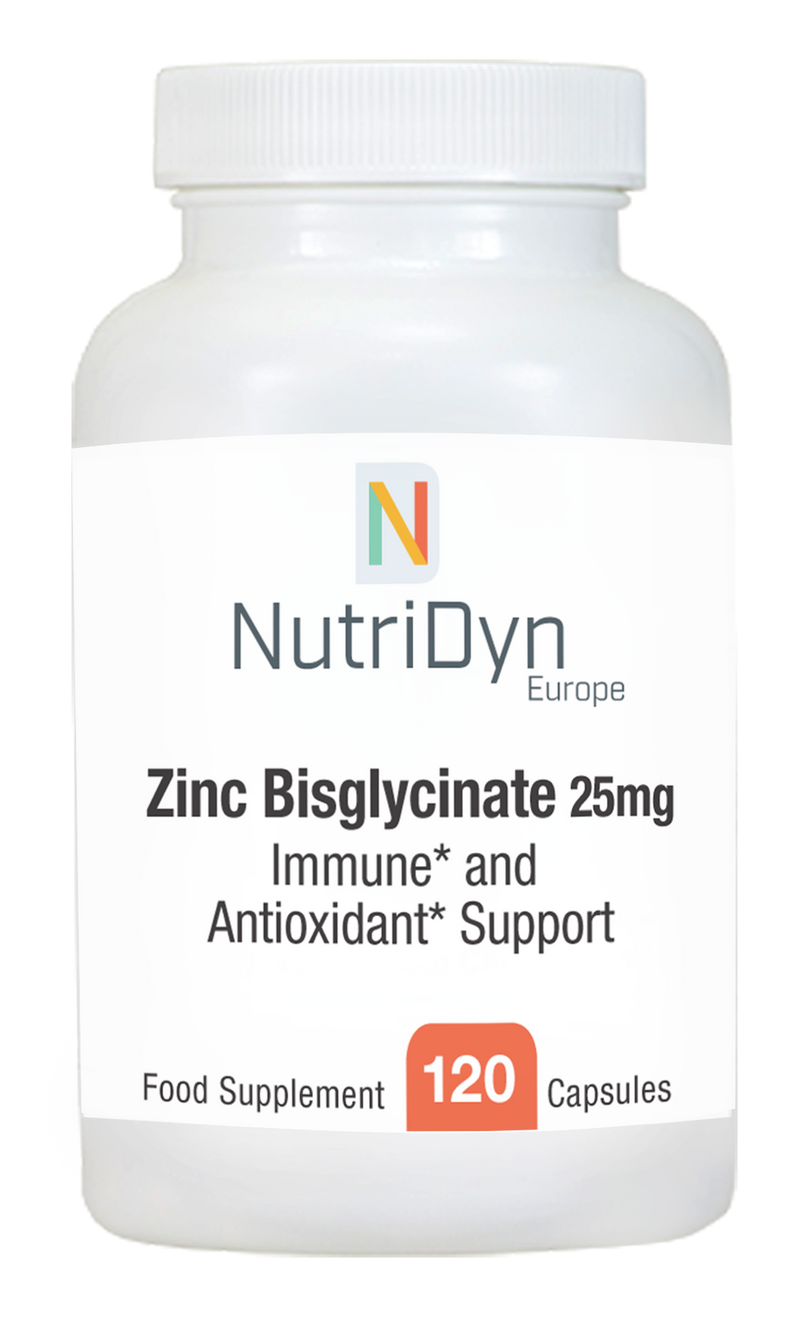 Zinc Bisglycinate 25mg | NUTRIDYN