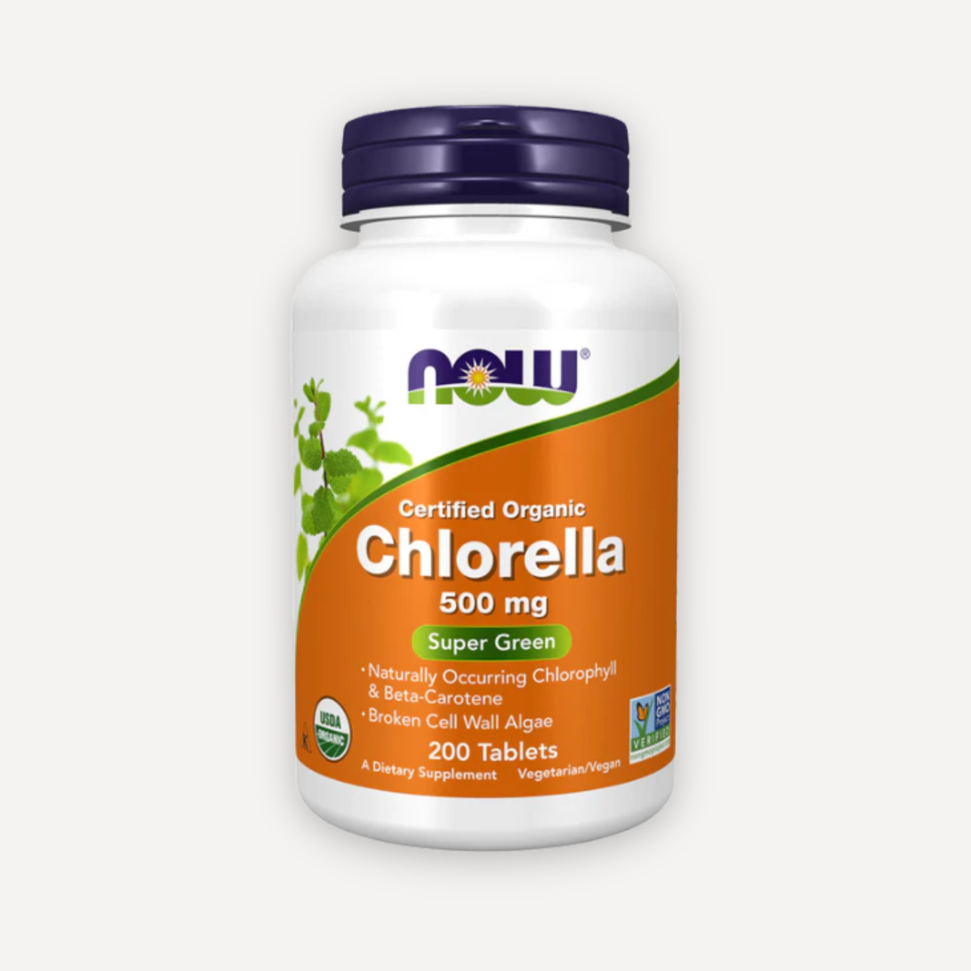 Organic Chlorella 500 mg | NOW Foods