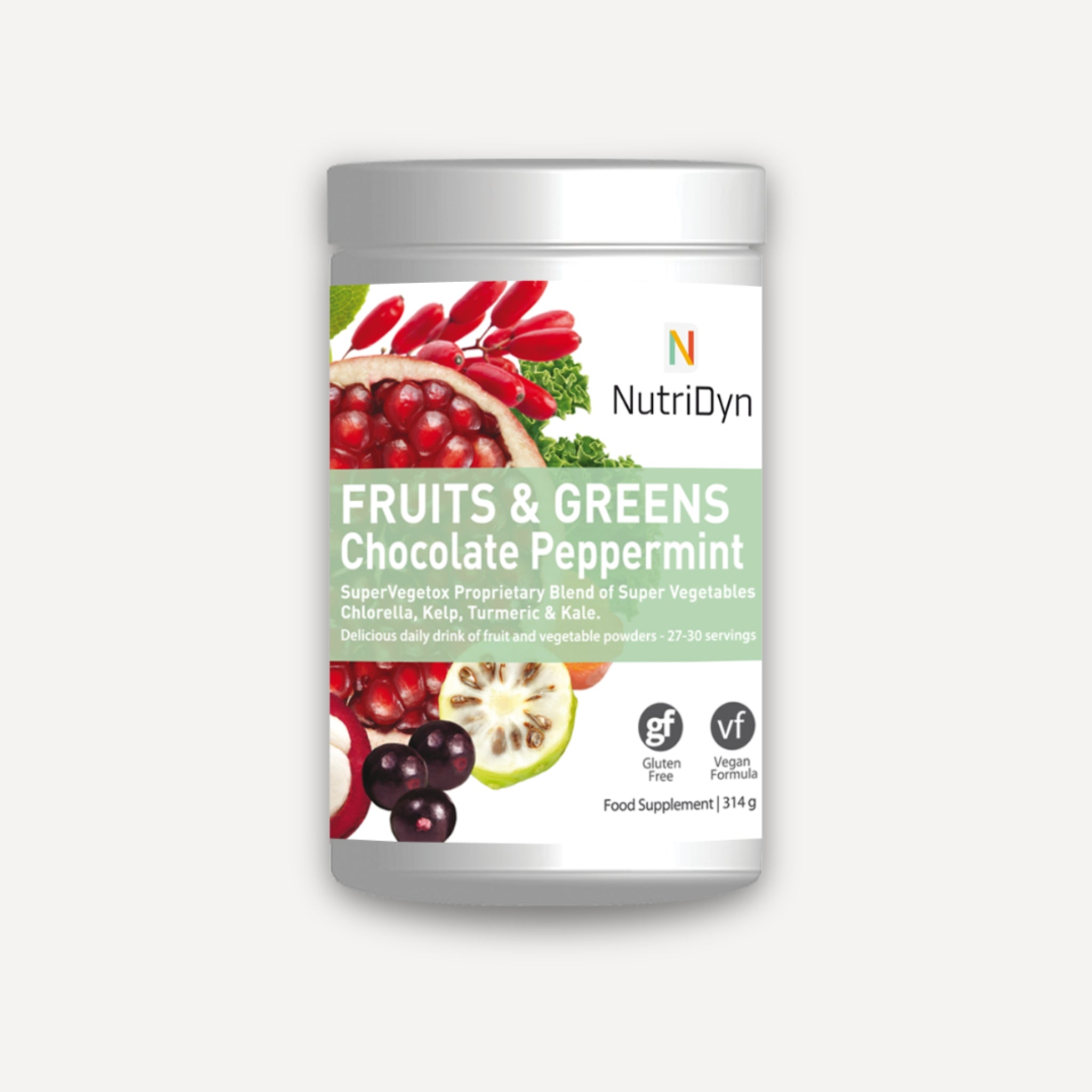 Fruits and Greens Chocolate Peppermint | NUTRIDYN